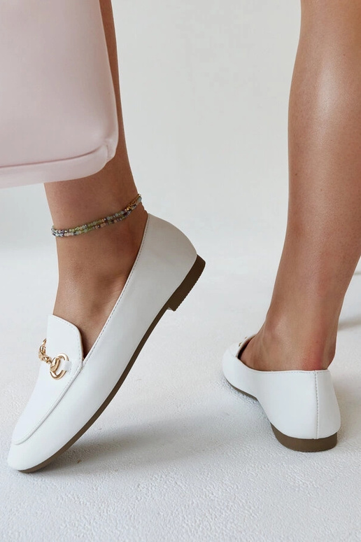 Mocassini con fibbia Erminia bianchi