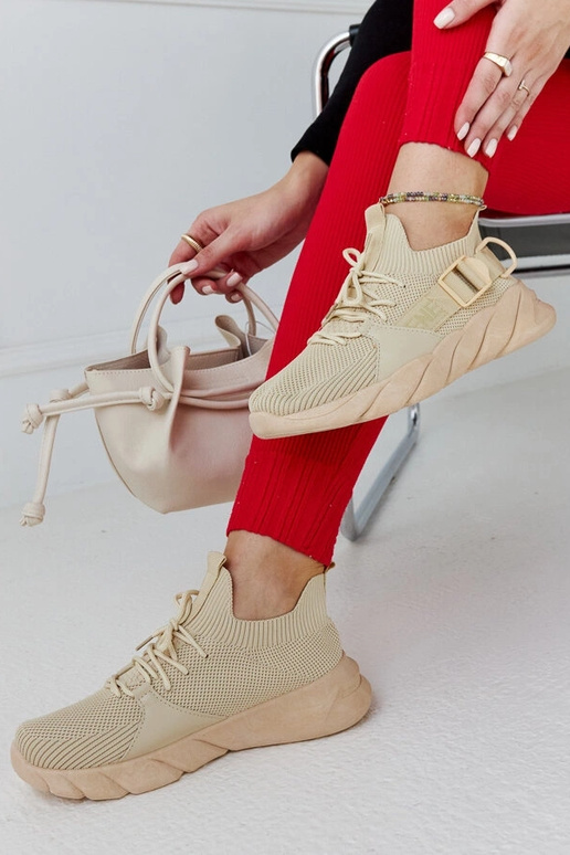 Sneakers sportive beige chiare Faruz