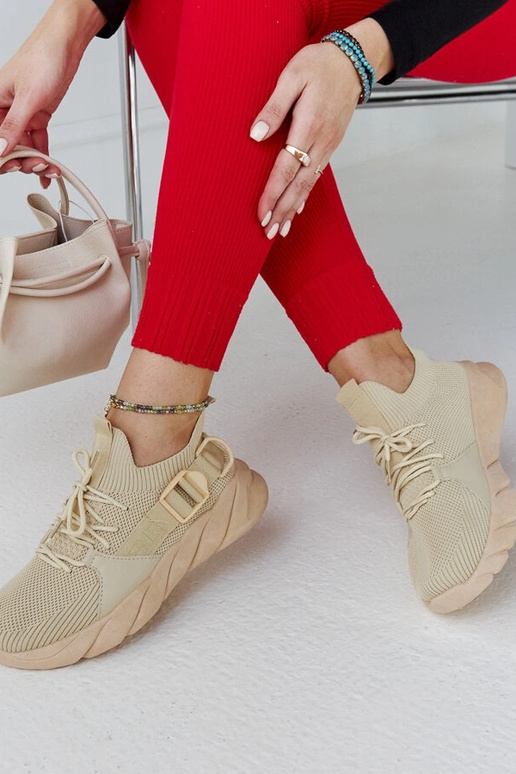 Sneakers sportive beige chiare Faruz