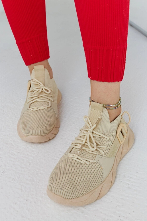 Sneakers sportive beige chiare Faruz