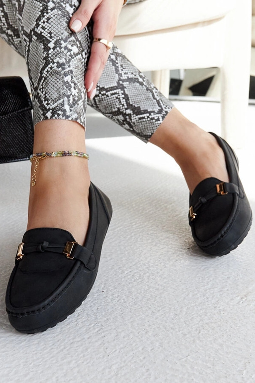 Mocassini Scafati neri finitura opaca