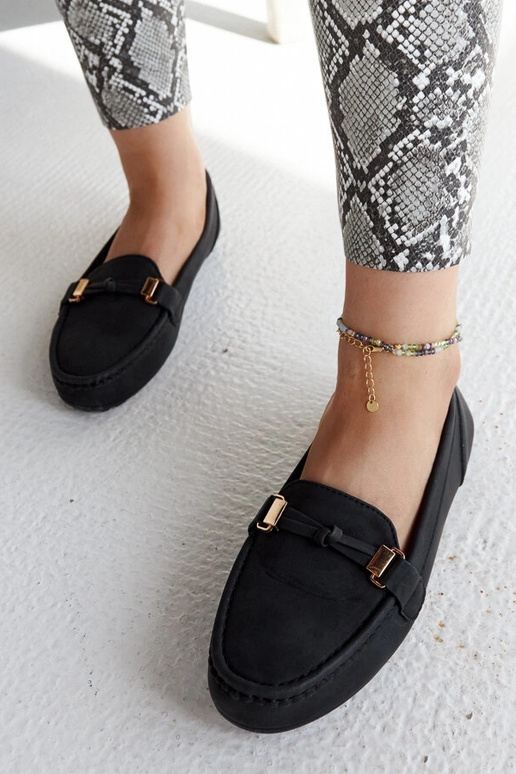 Mocassini Scafati neri finitura opaca