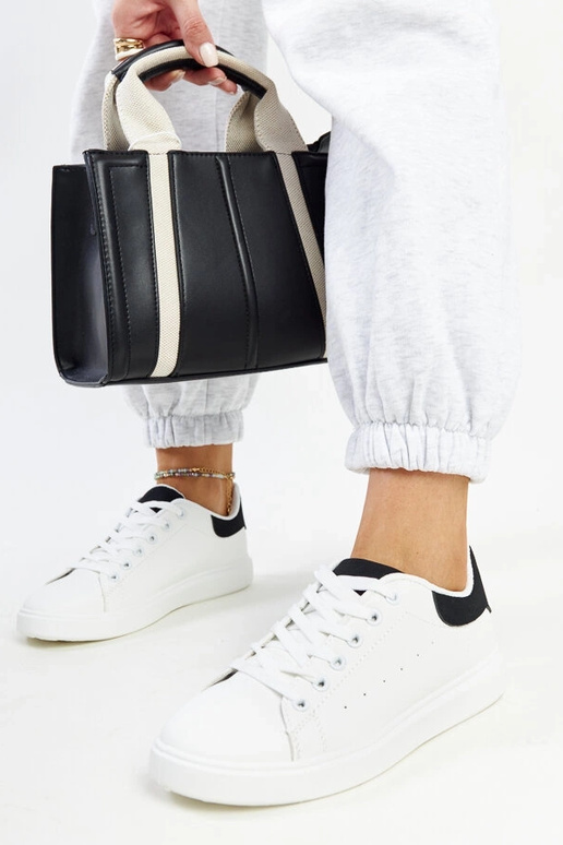 Sneakers Ariam con plateau nere e...