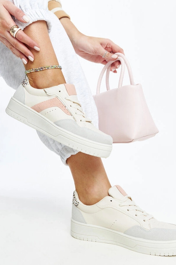 Sneakers bianche sulla piattaforma Walda