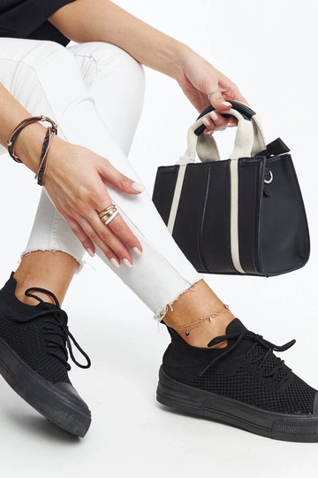 Sneakers sportive leggere nere Senaida