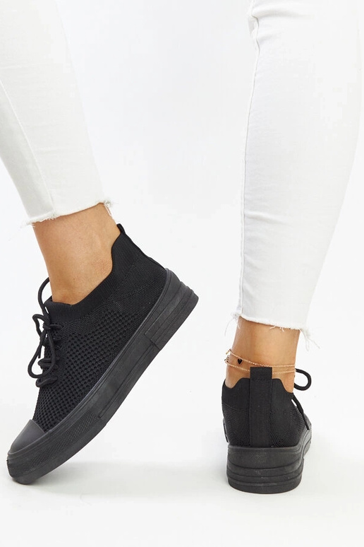 Sneakers sportive leggere nere Senaida