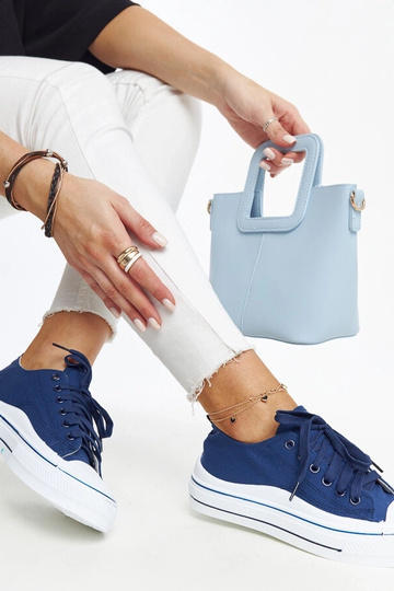 Sneakers bianchi con piattaforma Anbarin 2