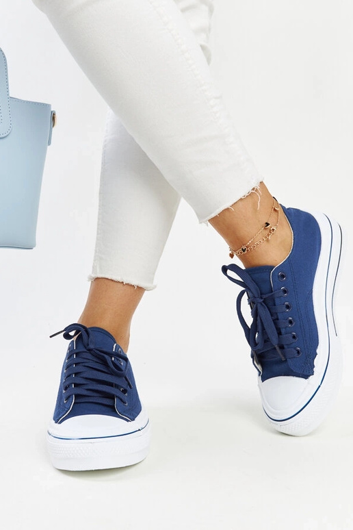 Sneakers bianchi con piattaforma Anbarin