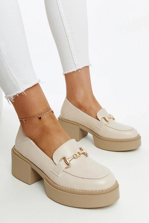 Scarpe con tacco alto in ecopelle...