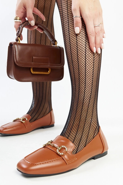 Mocassini con fibbia Areebah marrone