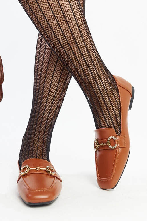 Mocassini con fibbia Areebah marrone