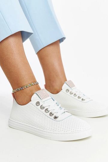 Sneakers in ecopelle Anbarin bianche