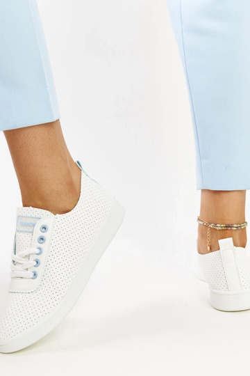 Sneakers in ecopelle bianca... 2