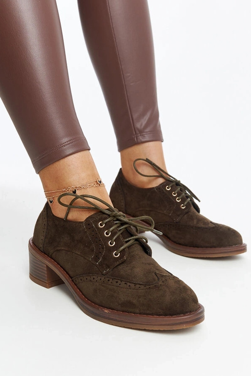 Stivaletti con tacco in pelle...