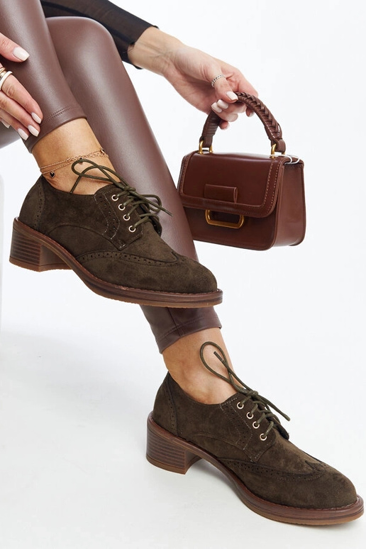 Stivaletti con tacco in pelle...