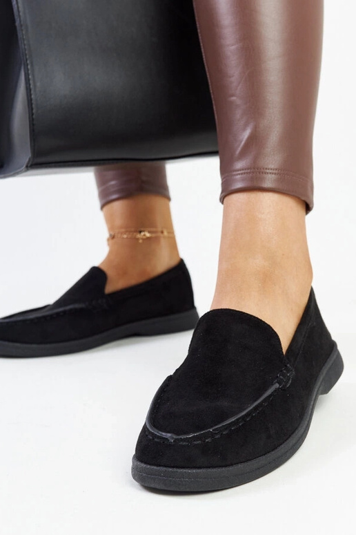 Scarpe Rumay in pelle scamosciata nera