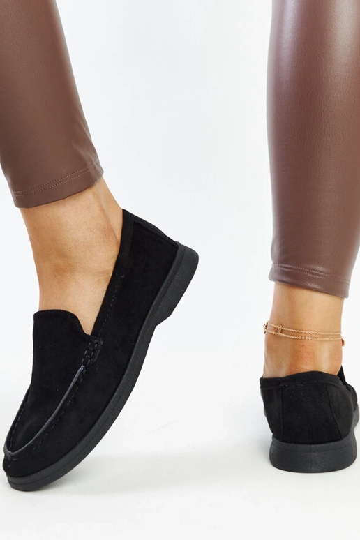 Scarpe Rumay in pelle scamosciata nera