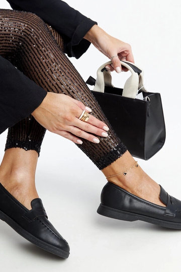 Mocassini Nawrah classici neri 2