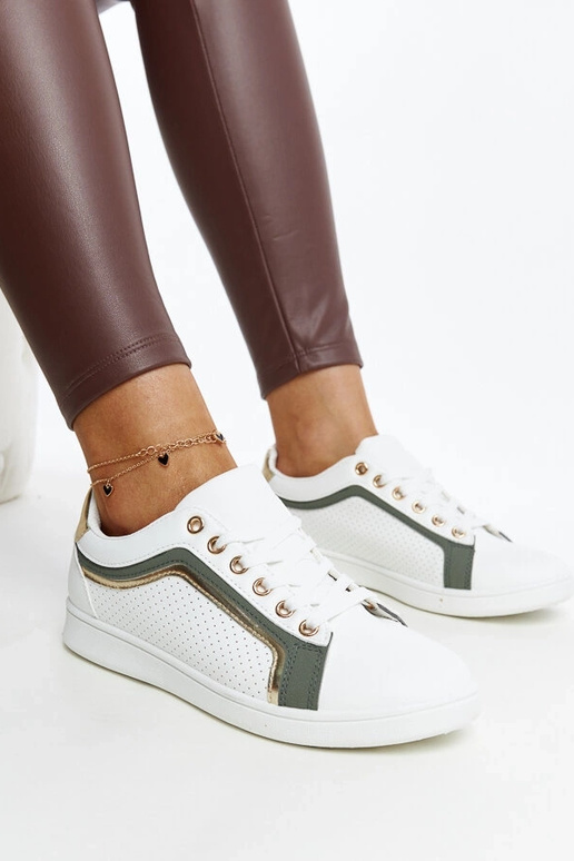 Sneakers con plateau Amal bianche e...