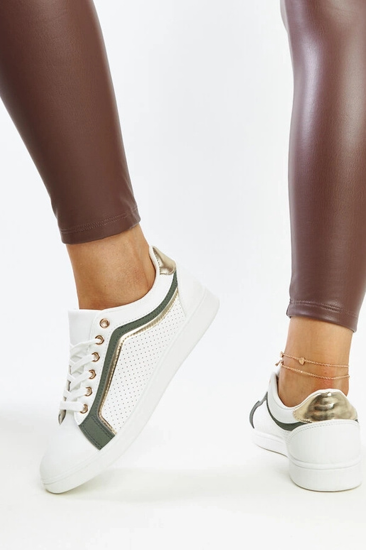 Sneakers con plateau Amal bianche e...