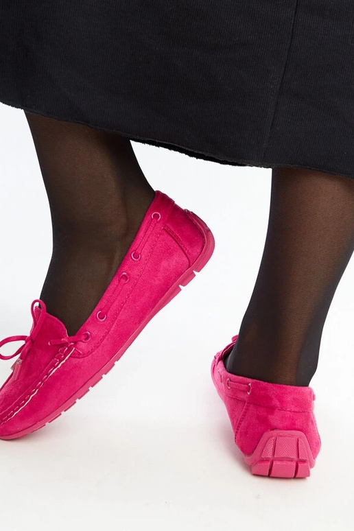 Mocassini rosa scuro con fiocco Hayam