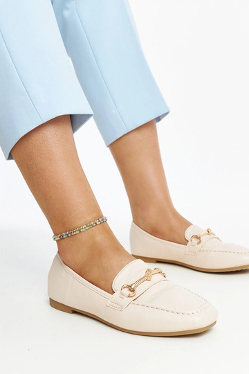 Mocassini decorativi beige...