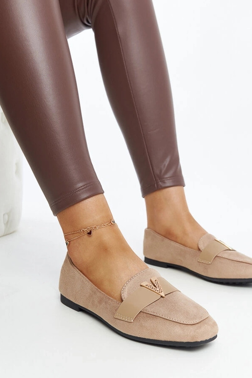 Mocassini marroni con decorazione Namal