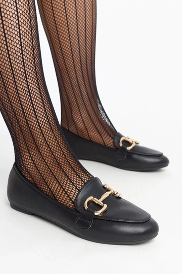 Mocassini Tanja Buckle neri