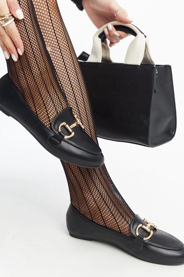 Mocassini Tanja Buckle neri 2