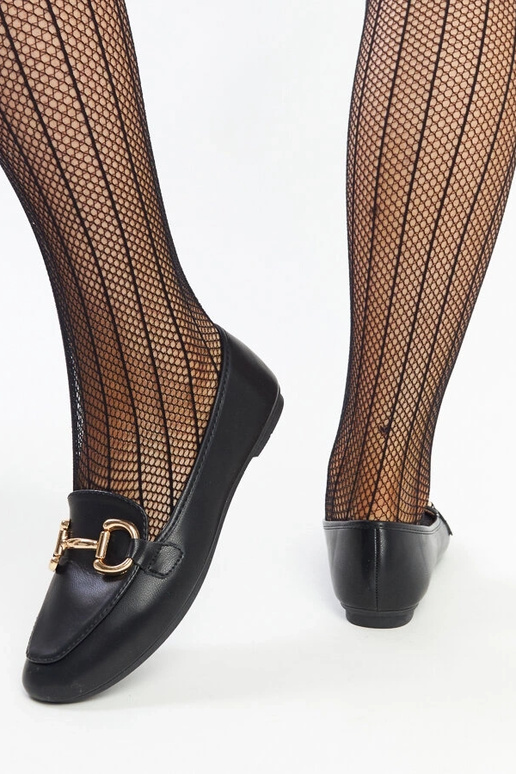 Mocassini Tanja Buckle neri