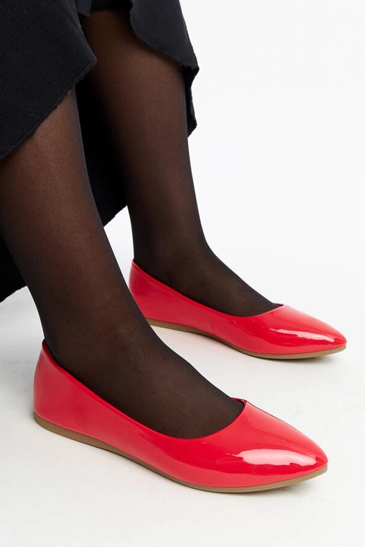 Ballerine Brankica in vernice rossa