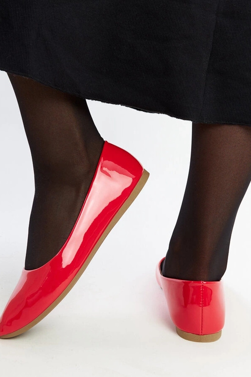 Ballerine Brankica in vernice rossa