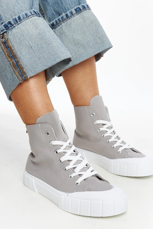 Scarpe alte grigie Vinka