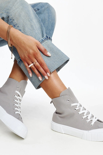 Scarpe alte grigie Vinka 2