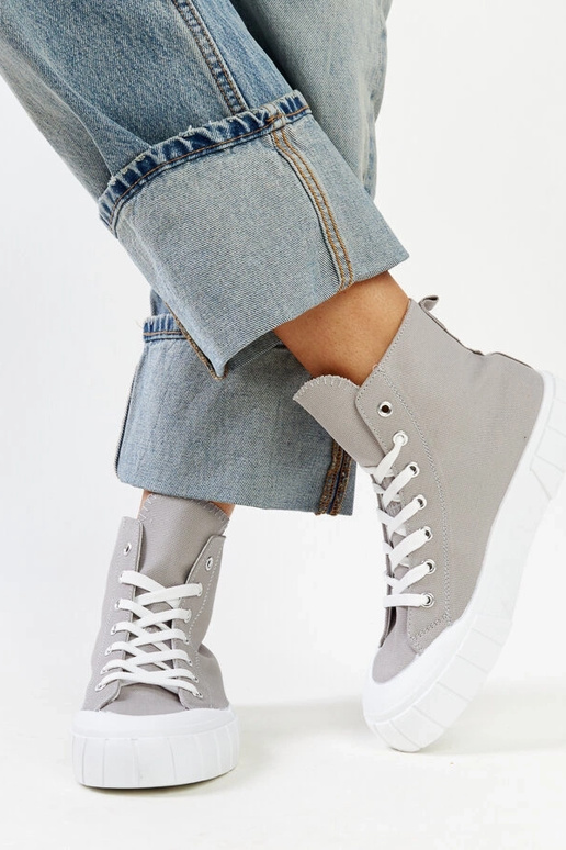 Scarpe alte grigie Vinka