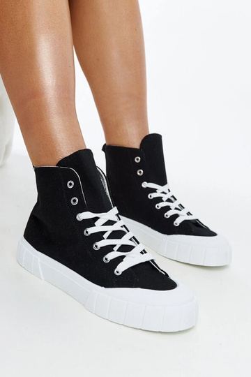 Sneakers alte nere Vinka