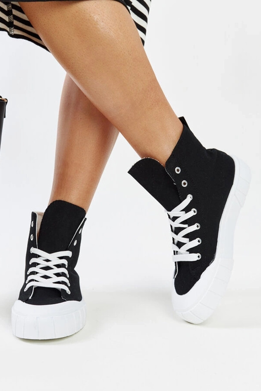 Sneakers alte nere Vinka