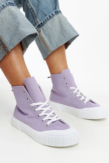 Sneakers alte viola Vinka