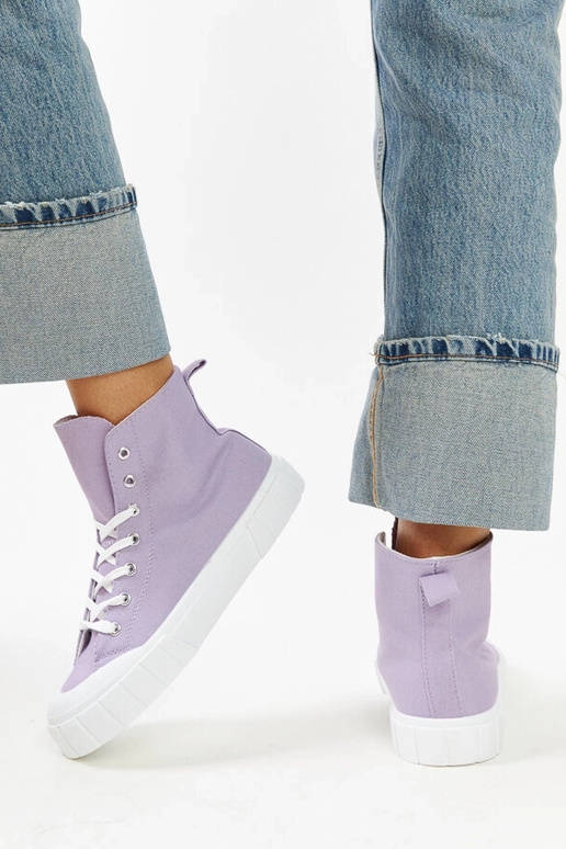Sneakers alte viola Vinka