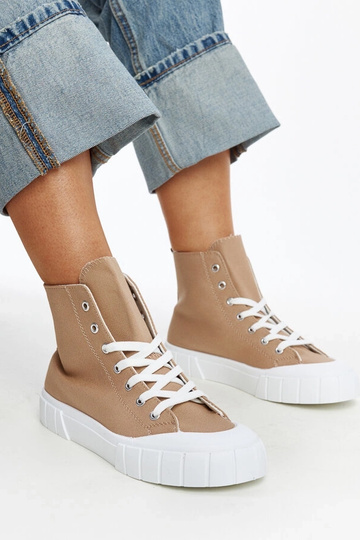 Sneakers alte marroni Vinka 2