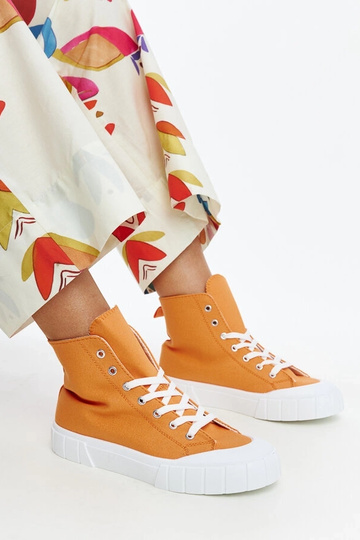 Sneakers alte arancioni Vinka 2