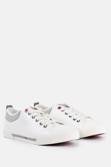Sneakers da uomo CROSS JEANS bianche e grigie 2