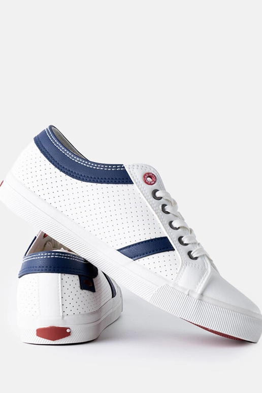 Sneakers da uomo bianche CROSS JEANS