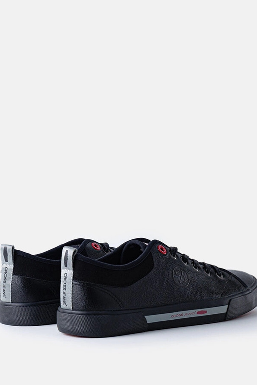 Sneakers da uomo nere in ecopelle...