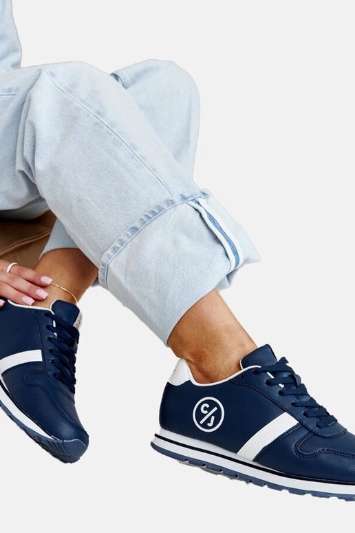 Sneakers da donna blu navy CROSS JEANS