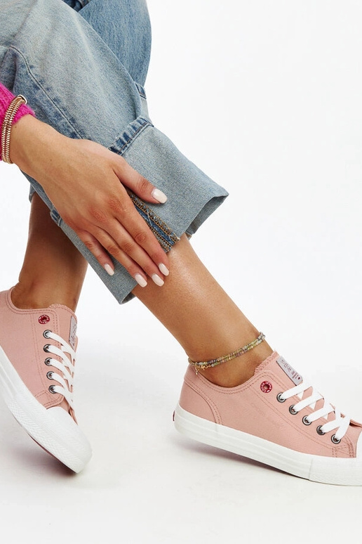 Sneakers da donna rosa CROSS JEANS