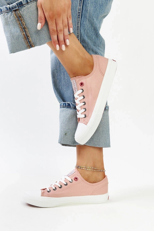 Sneakers da donna rosa CROSS JEANS