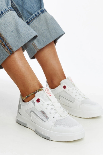 Sneakers da donna bianche CROSS JEANS