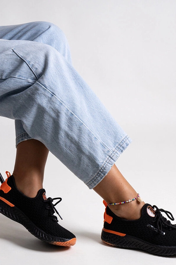Sneakers in tessuto nero da donna CROSS JEANS 2