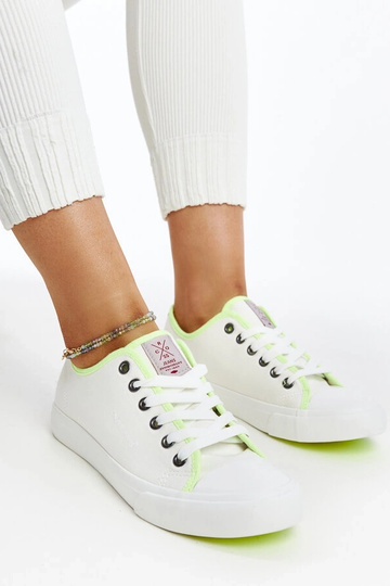 Sneakers da donna bianche con colore CROSS JEANS